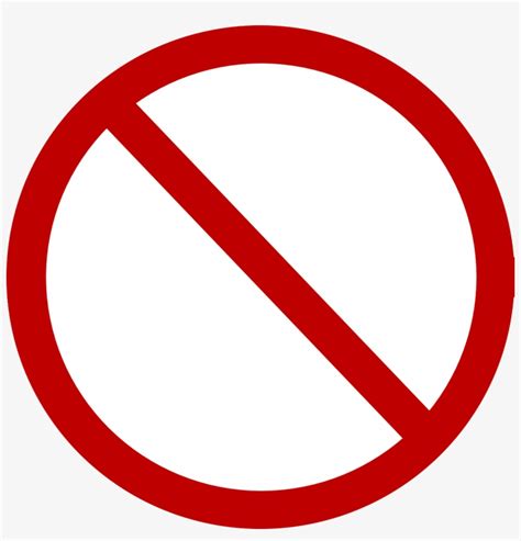 Blank Stop Sign Clipart - Red No Circle Vector - Free Transparent PNG Download - PNGkey