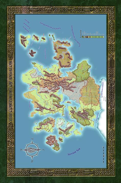 Dragonlance Poster Map