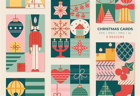 Bright Christmas Card Designs Graphic by Purrga · Creative Fabrica