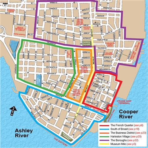 Charleston SC. District’s-Neighborhoods-Map.jpg (1500×1500) | charleston south carolina ...