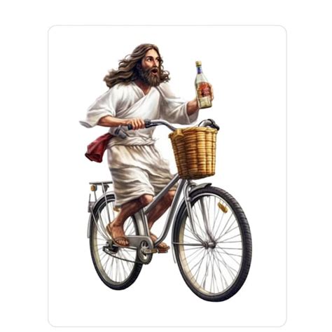 Jesus Christ on a Bike - Etsy