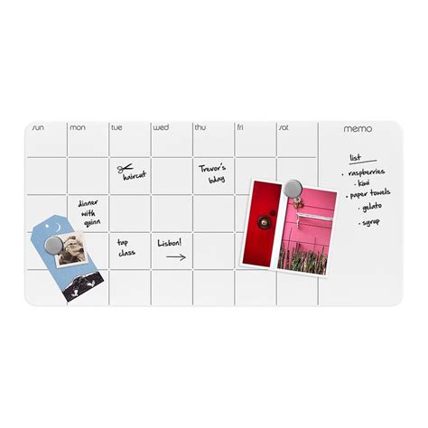 Three by Three Monthly Glass Magnetic Dry Erase Board | Magnetic dry erase calendar, Dry erase ...