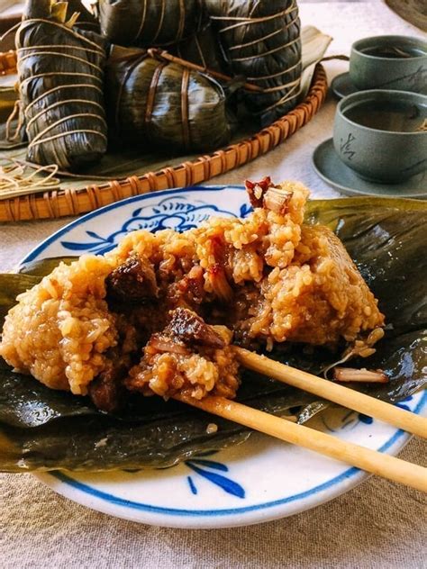 Shanghai Style Pork Zongzi (Sticky Rice Dumplings) - The Woks of Life