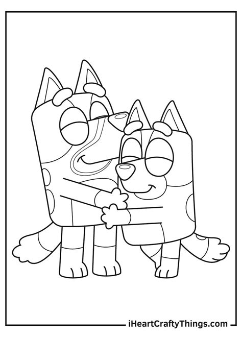 Bluey Coloring Pages in 2022 | Birthday coloring pages, Cute coloring ...