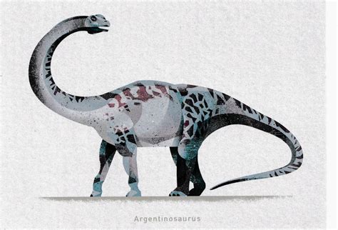 Argentinosaurus Giant Sauropod Dinosaur Art Dieter Braun - Etsy UK