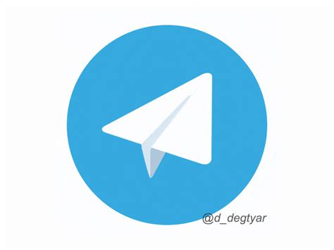 Telegram Logo animation by Dima Degtyar / d_degtyar on Dribbble