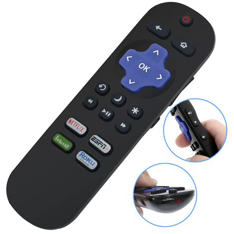 New 101018E0055 Replaced Remote Control fit for JVC Roku TV LT-32MAW388 LT-49MAW598 LT-65MAW595 ...