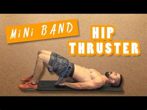 Mini Band Hip Thruster Exercise - Increase Your Hip Thrust - YouTube