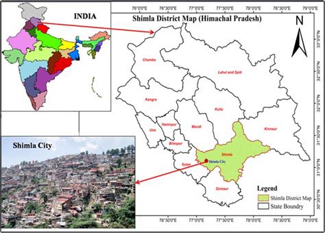 | Map of study area (Shimla City). | Download Scientific Diagram