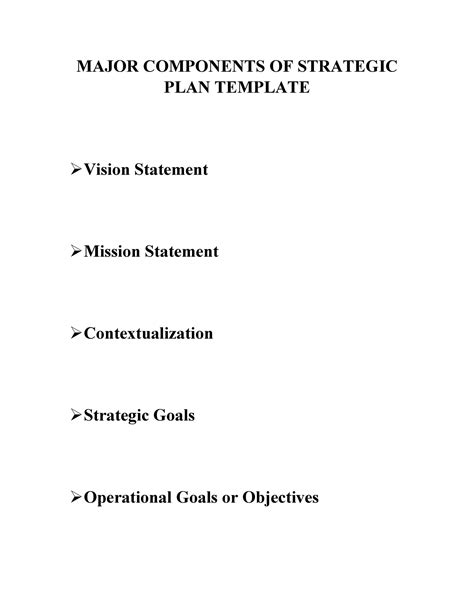 32 Great Strategic Plan Templates to Grow your Business