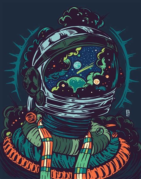 Space Cosmic Galaxy Art | Astronaut art, Psychedelic art, Space artwork