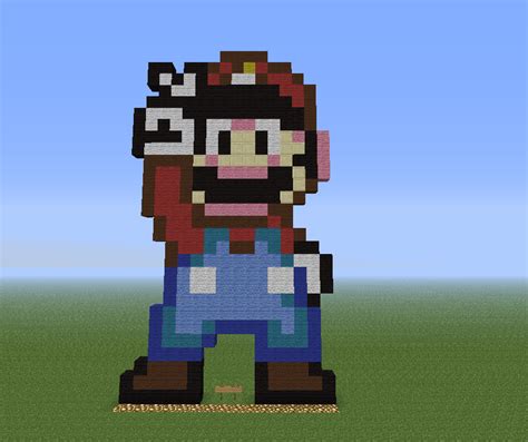 Mario Bros- 8 bit Minecraft by lBless on DeviantArt