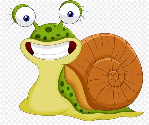 蜗牛卡通免费插图-微笑卡通蜗牛PNG图片素材下载_图片编号221572-PNG素材网