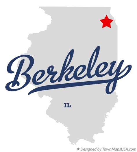 Map of Berkeley, IL, Illinois