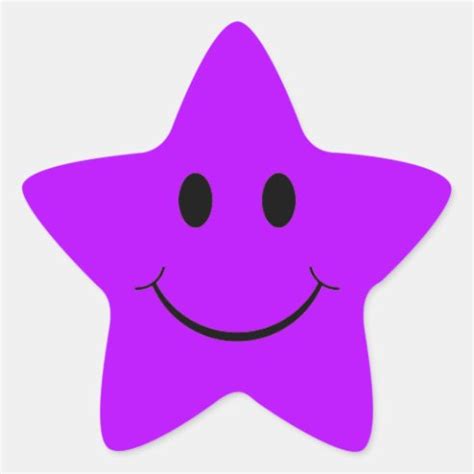 Purple Star Stickers - 100% Satisfaction Guaranteed | Zazzle