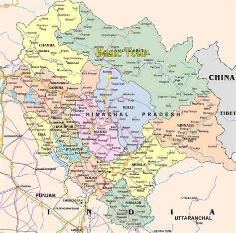 Map of Himachal Pradesh, India | Viking river, Historical maps, Congo