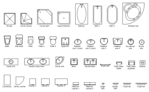 Floor Plan Bathroom Symbols | Viewfloor.co