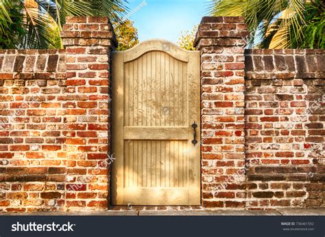 Brick Fence Gate