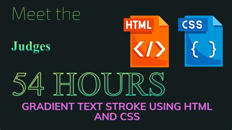 Create Text Stroke Gradient Using HTML And CSS