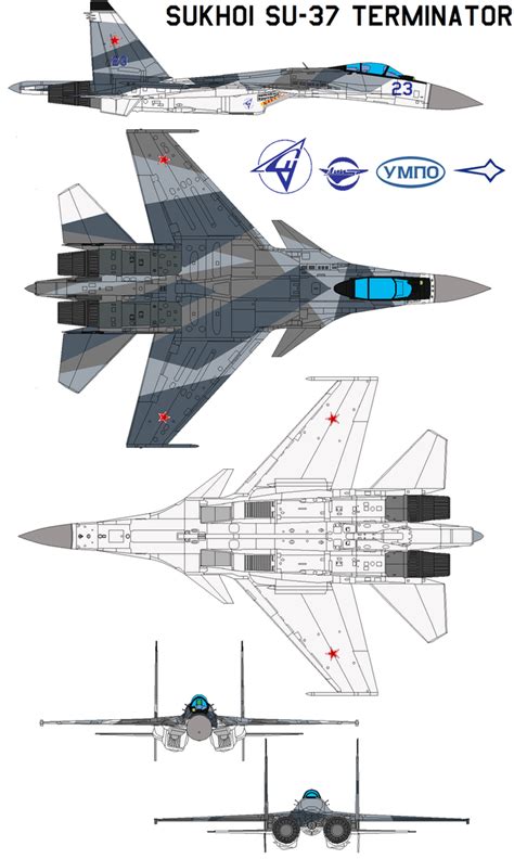 Sukhoi Su-37 Terminator by bagera3005 on DeviantArt