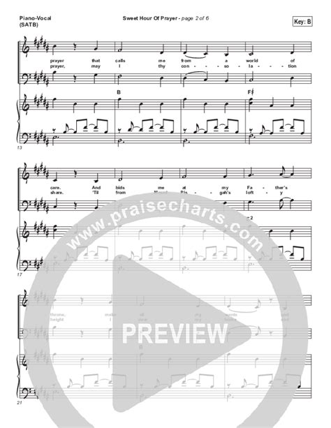 Sweet Hour Of Prayer Sheet Music PDF (Casting Crowns) - PraiseCharts