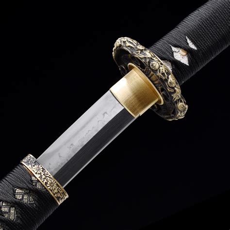 Kodachi Sword | Authentic Japanese Tachi Odachi Sword T10 Folded Clay Tempered Steel - TrueKatana