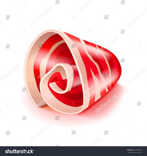 Slice Ham Isolated Photo-realistic Vector Illustration Stock Vector ...