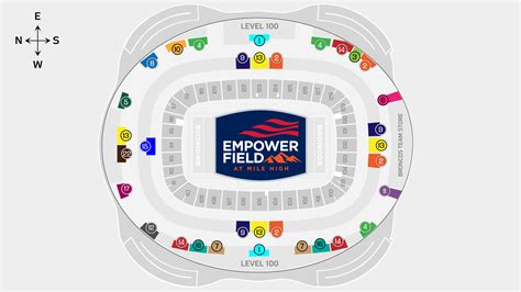 Denver Broncos Stadium Parking Lot Map