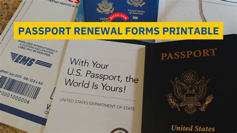 Passport Renewal Forms Printable 2024