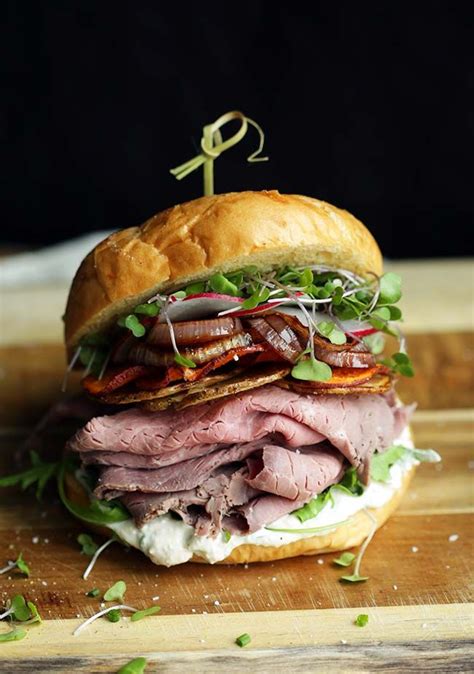 Roast Beef Sandwich Recipe with Horseradish Cream | Recipe | Roast beef ...