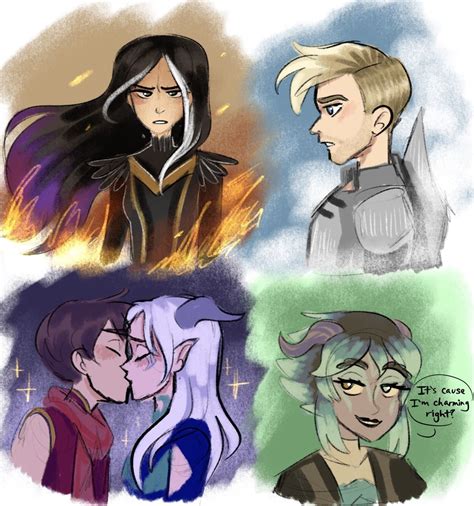 My feels button is broken — Dragon prince season 3 quick sketch dump ...