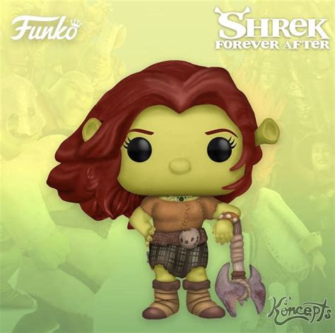 Krystian Stafford on Instagram: “Funko Pop! Box & Pop Concept: Warrior Fiona (Shrek Forever ...