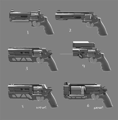 ArtStation - Weapon design for mobile game "Break Out"., ACE Zheng Anime Weapons, Sci Fi Weapons ...
