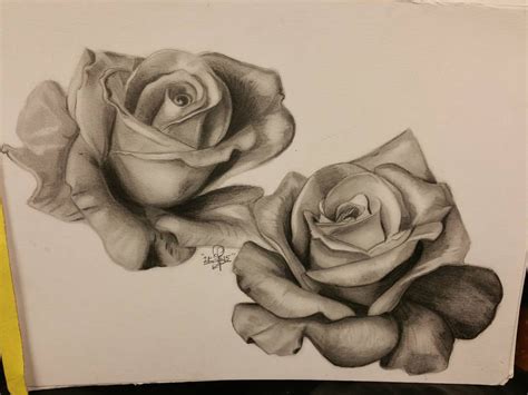 Shaded Rose Drawing at GetDrawings | Free download