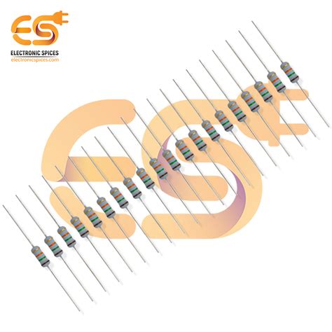 Buy 15K ohm ( Ω ) 1 watt carbon film resistors pack of 100pcs