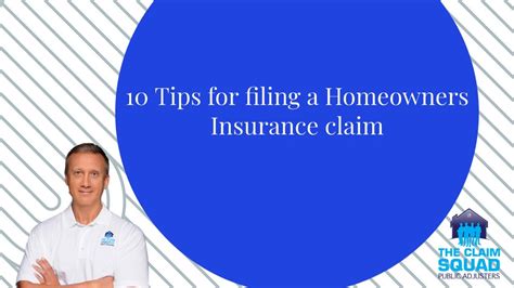 10 Tips for filing a Homeowner's insurance claim - YouTube