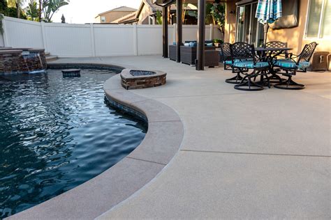 Stamped Concrete Swimming Pool Decks