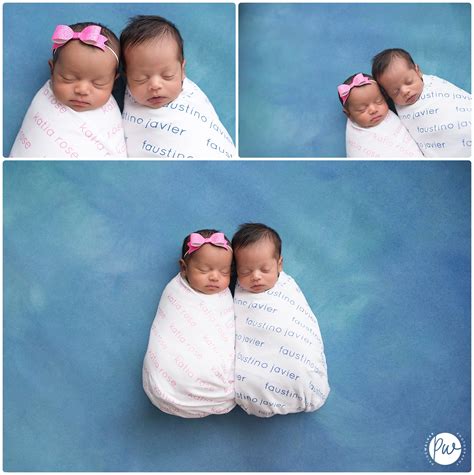 boy girl twin newborn photos | Cheech & Chong | Paige Walker Photography