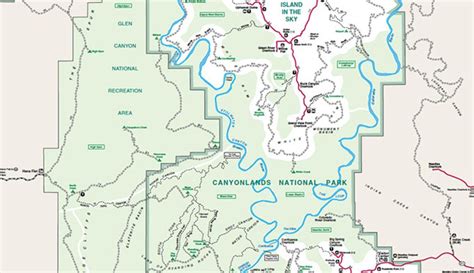 Official Canyonlands National Park Map PDF. A very specific and useful ...