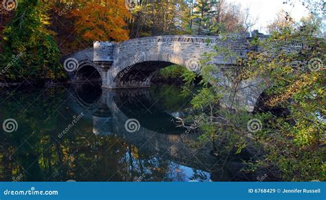 Stone Bridge stock image. Image of water, fall, river - 6768429