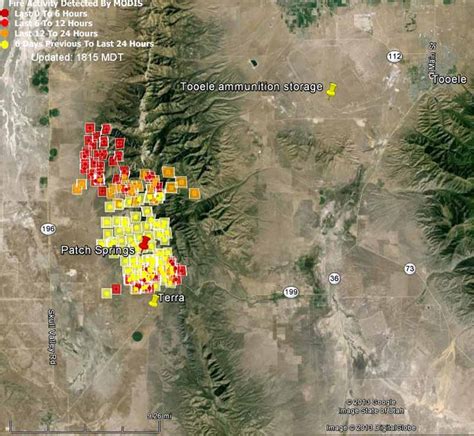 Utah: Patch Springs Fire burns 13,000 acres southwest of Salt Lake City - Wildfire Today