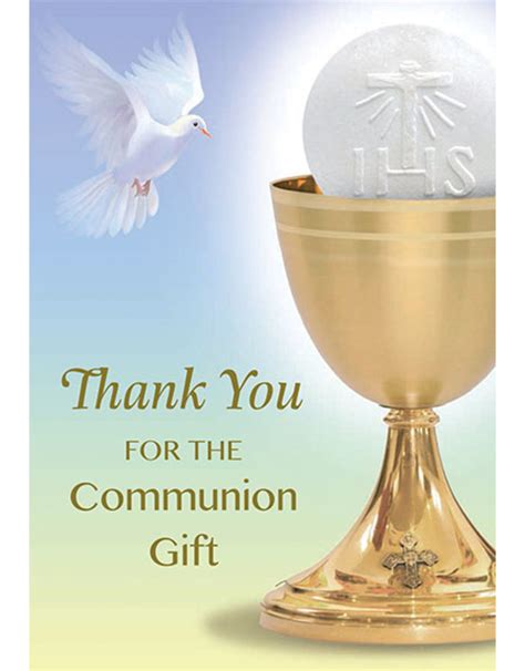 First Communion Thank You Cards (Pack of 8) - Reilly's Church Supply & Gift Boutique