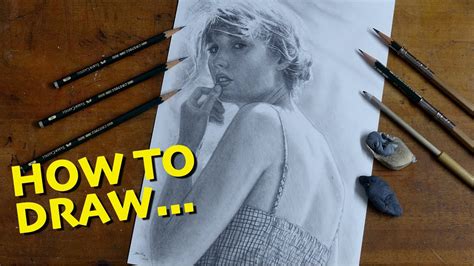 How To Draw Taylor Swift For Beginners (From the Folklore 2020 Album) - YouTube