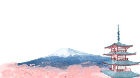 Japan Mount Fuji Watercolor, Mount Fuji, Watercolor, Spray PNG Transparent Clipart Image and PSD ...