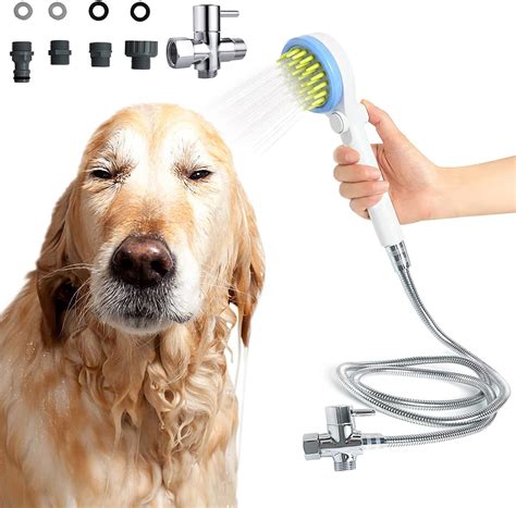 MTSLYH Dog Shower Attachment for Bathtub Faucet,Pet Shower Attachment ...