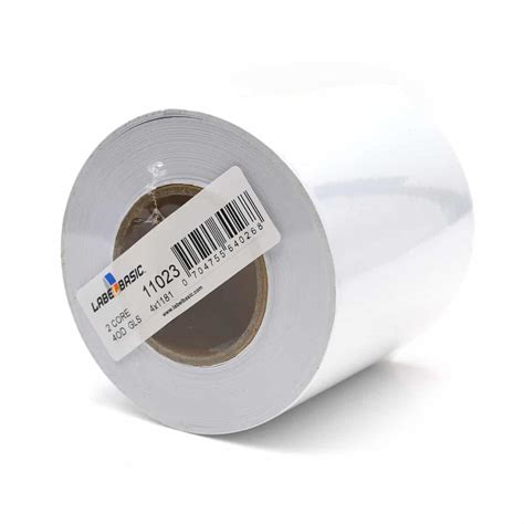 Labels for Primera LX500c Printer 4" Continuous Label Rolls 100 ft Glossy Blank Labels ...