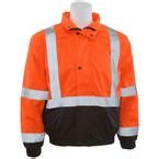 GloWear Men's 2X-Large Lime High Visibility Reflective Quilted Bomber ...