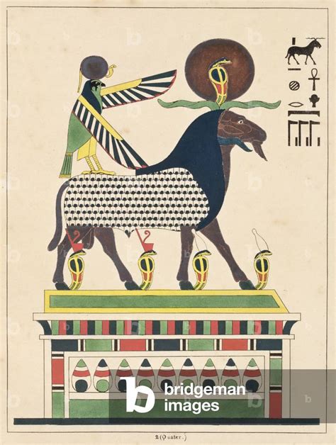 Image of The god Amon-Ra, illustration from 'Pantheon egyptien: collection des personnages by ...