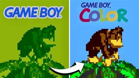 Donkey Kong Land on Game Boy Color?! [Let's Compare] - YouTube