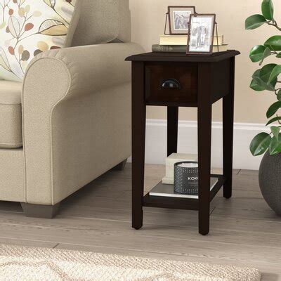 Espresso Wood End & Side Tables You'll Love in 2020 | Wayfair
